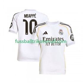 Fußballtrikots Real Madrid Kylian Mbappé 10 2025-2026 Kurzarm Heimtrikotsatz kaufen